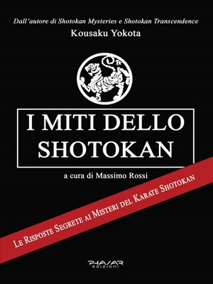 cover image of I miti dello Shotokan